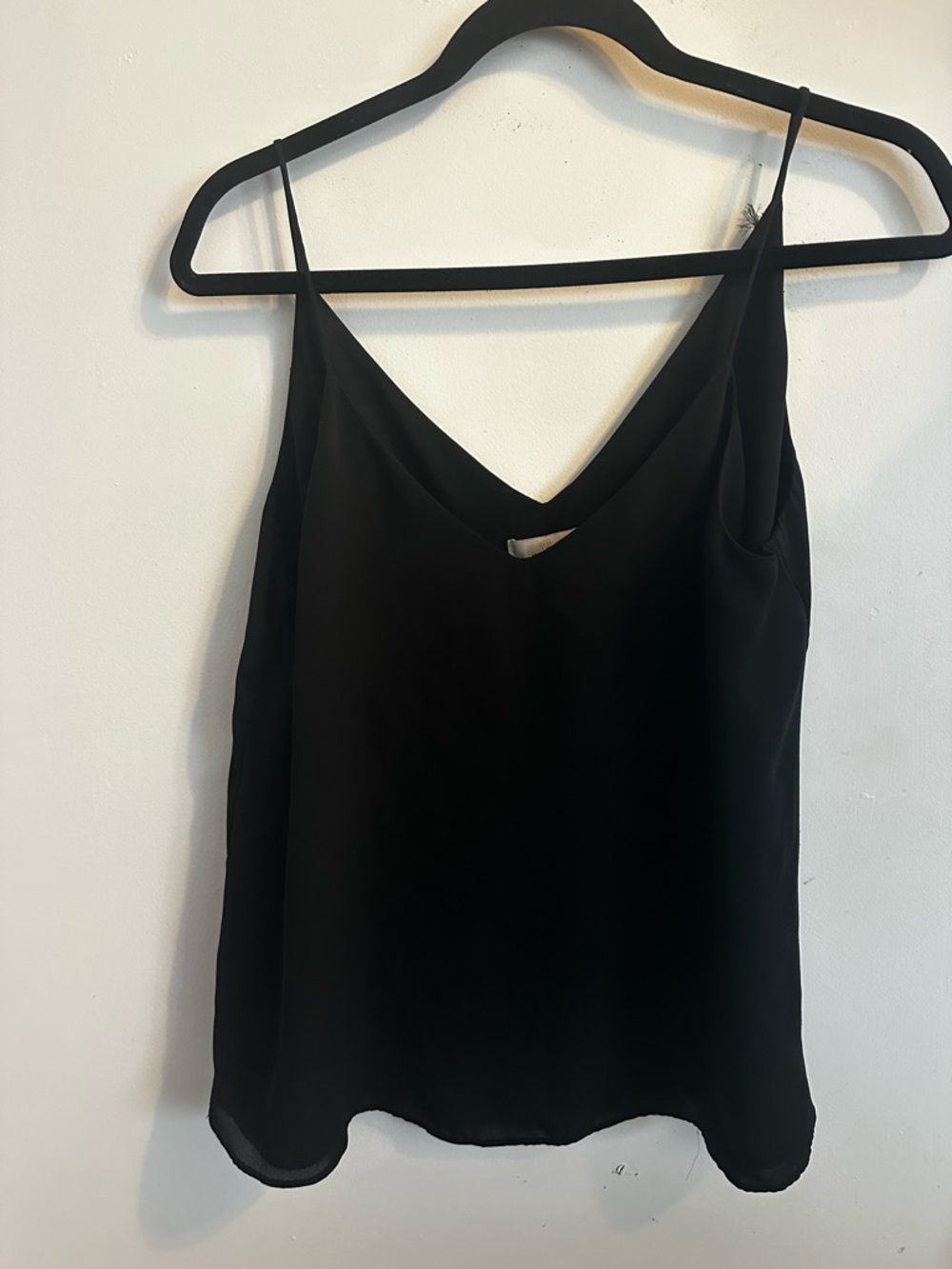 H&M Black V-Neck Spaghetti Strap Cami Top